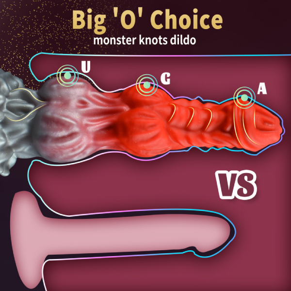 Dildo Monstruo Silicona Líquido Suave Con Ventosa 9.6 Inch