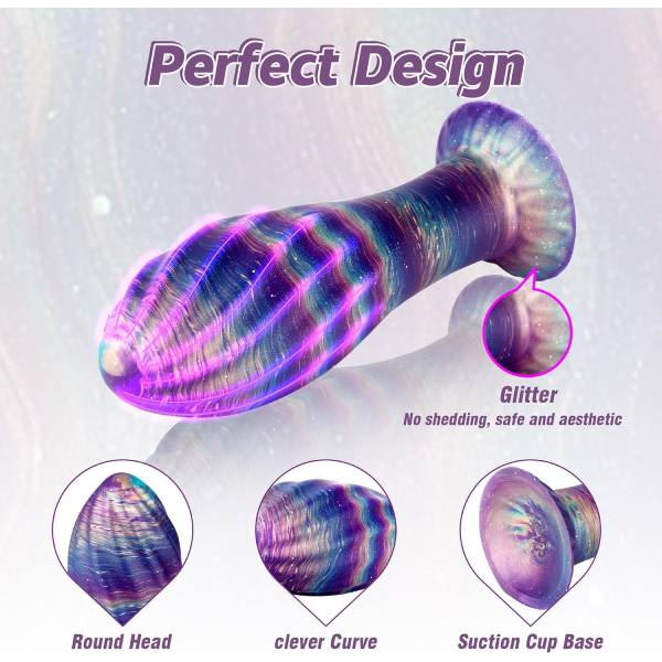 Plug Tapon Anal Premium Alien Silicona Juguete Sexual 6.2 Inch