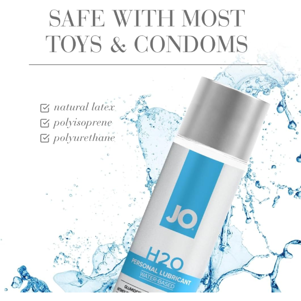 Lubricante Efecto Silicon Base Agua Jo H2O 2 OZ
