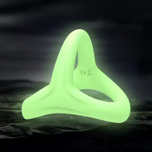 Anillo Triple Para Pene Tipo Funda Estimulador Fosforescente
