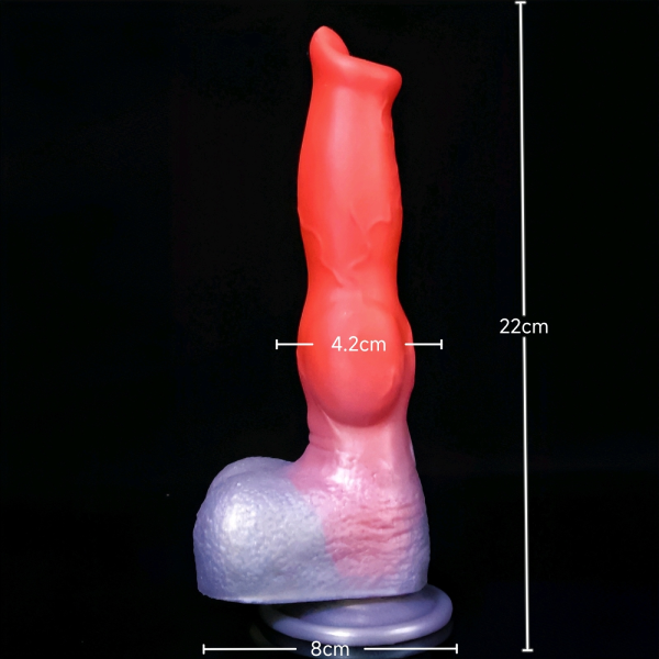 Dildo Silicona Líquido Suave Ventosa Monstruo Alien 8.5 Inch