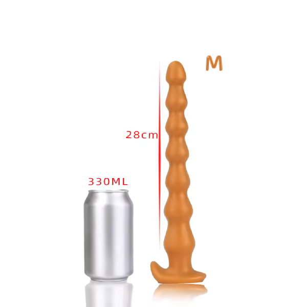 Plug Juguete Sexual Anal Gradual Premium Silicona Largo Fino M