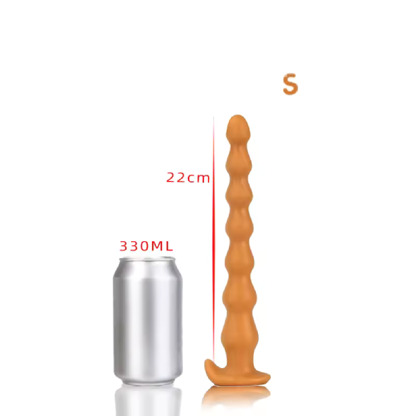 Plug Juguete Sexual Anal Gradual Premium Silicona Largo Fino S