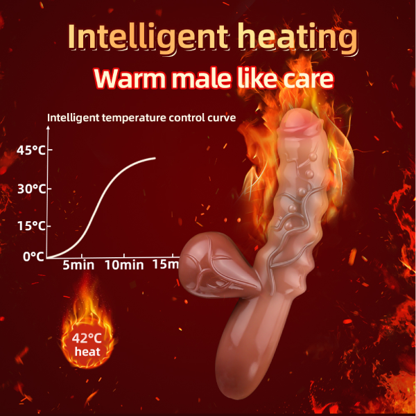Vibrador Realista de Silicona Líquida 23cm - Pene Grueso con Textura Natural