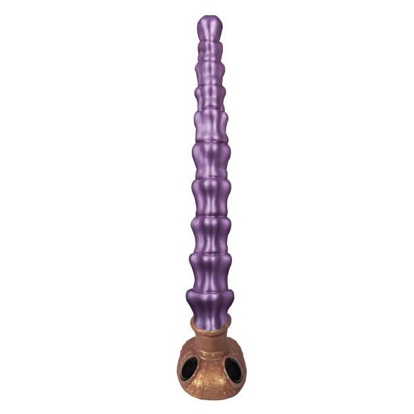 Dildo Alien Silicona Líquido Ventosa Gradual Largo L