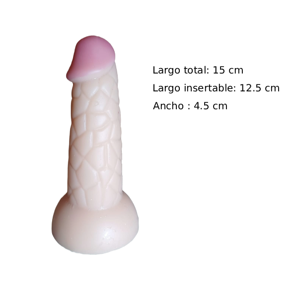 Dildo Pene Realista Chupon Con Ventosa Flexible A