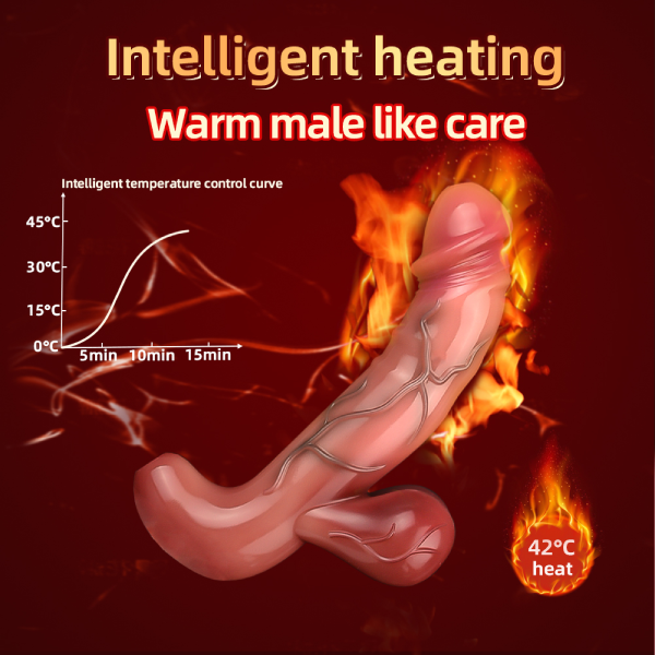 Vibrador Realista de Silicona Líquida 22cm - Pene Grueso Textura Natural Premium