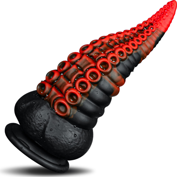Dildo Silicona Líquido Suave Ventosa Alien Pulpo S 7 Inch