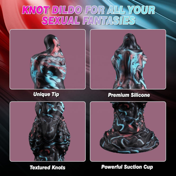 Dildo Silicona Líquido Suave Ventosa Monstruo Alien 8.46 Inch
