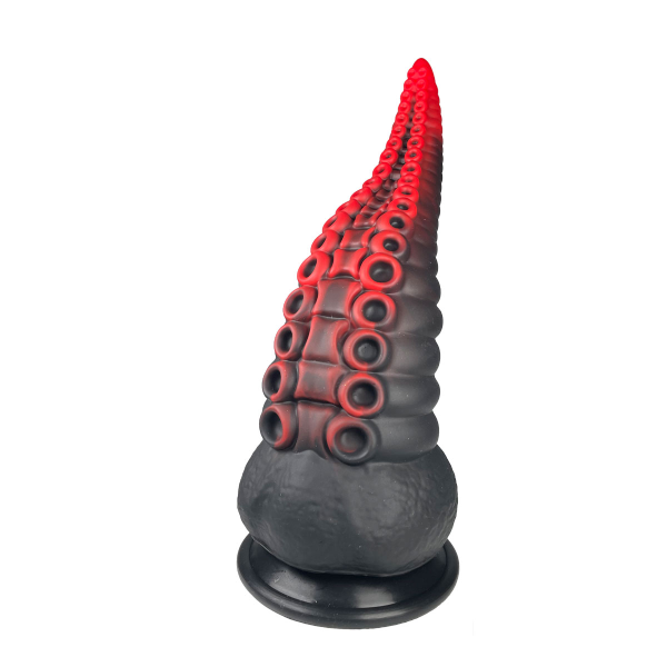 Dildo Silicona Líquido Suave Ventosa Alien Pulpo L 9 Inch