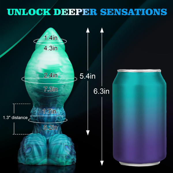 Plug Alien Anal Premium Suave Silicona Juguete Sexual  6.49 Inch