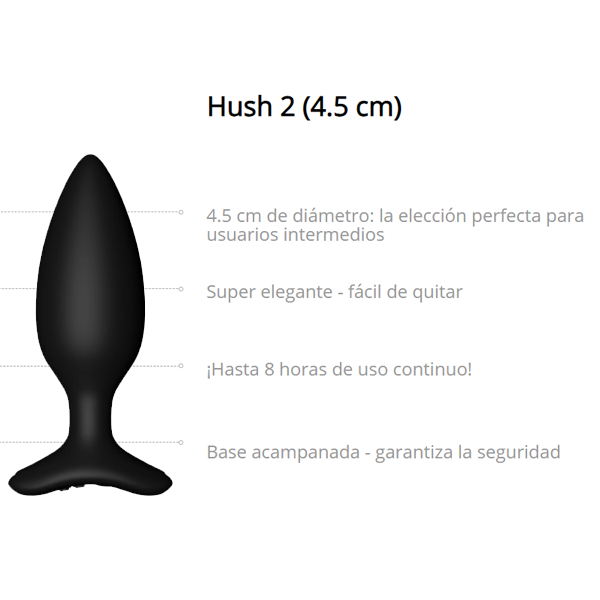 Vibrador Prostatico Plug Lovense Hush 2