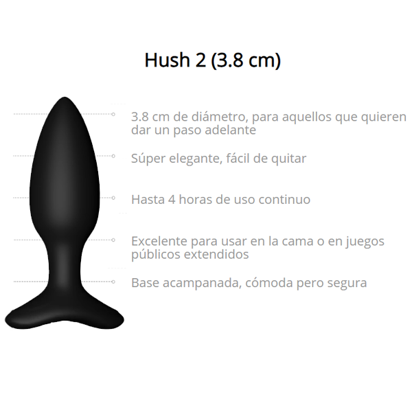 Vibrador Lovense Premium Hush 2 1.5 Pulg