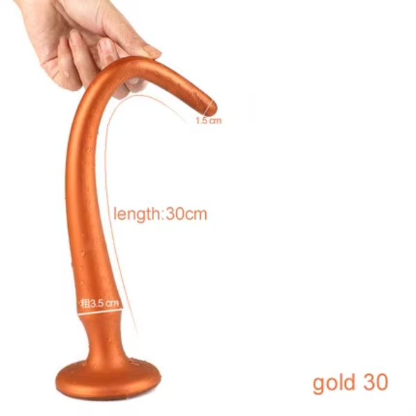Plug Anal extremo de silicon liquido Largo Fino S