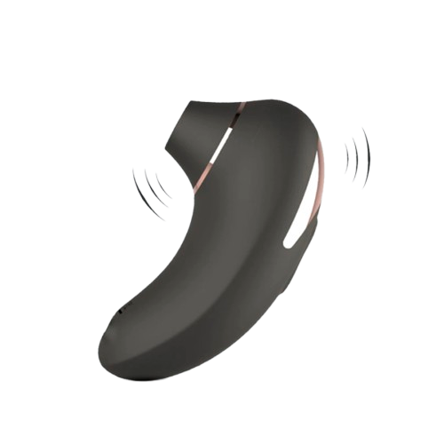 Vibrador Succionador Clítoris USB Negro