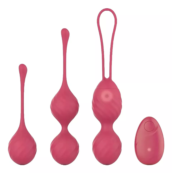 Kit 3 Bolas De Kegel Vibrante Inalámbrico