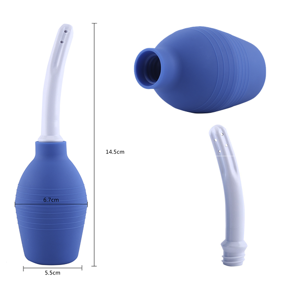 Bomba de Limpieza Anal Vaginal 310 Ml Azul