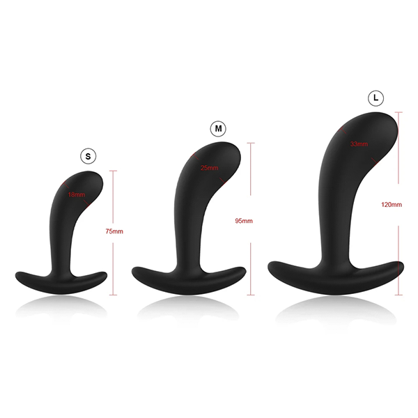 Kit de 3 Plug Anal Gradual
