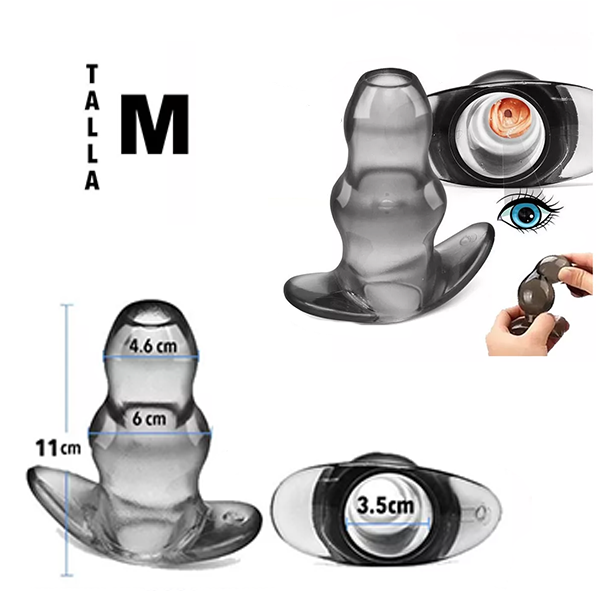 Plug Anal de silicon con Hueco effecto dilatador