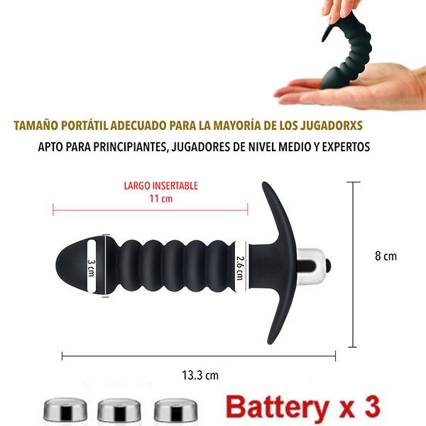 Vibrador Premium Potente Plug Anal