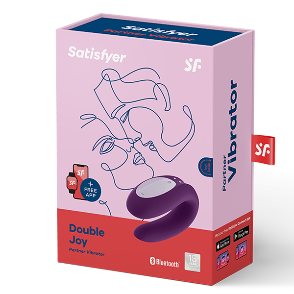 Vibrador Satisfyer Double Joy App Morado