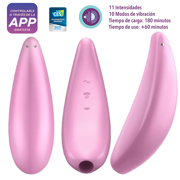 Vibrador Satisfyer Curvy 3 + Succionador