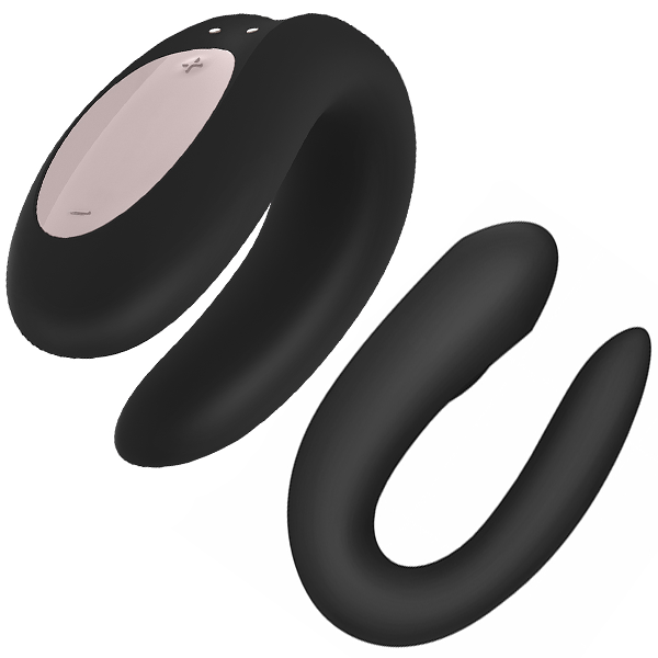 Vibrador Satisfyer Double Joy App Negro