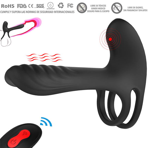 Cockring Funda Vibrante Control Remoto