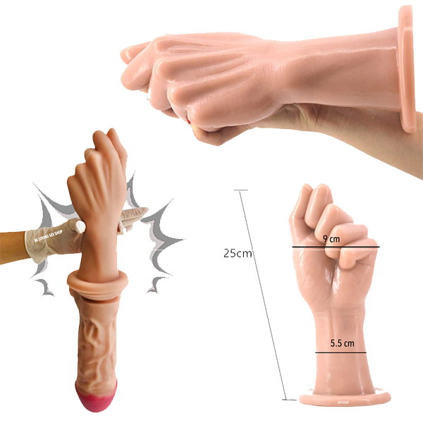Mega dildo puño fisting plug anal