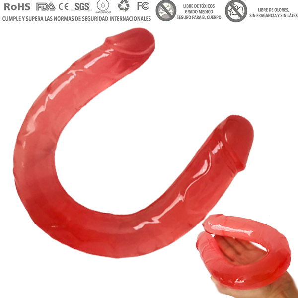 Dildo Doble Cabeza 15 Pulg Realista