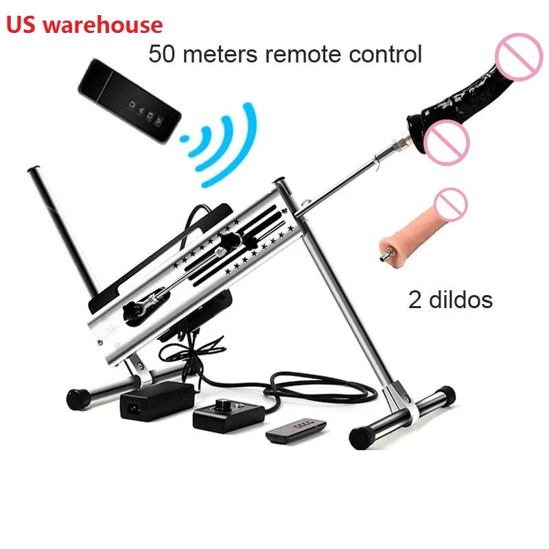 Sex Machine Multi-positions con Controle Remoto y App