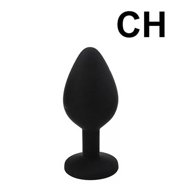 Mini Plug Anal de silicon Huevo con Joya S