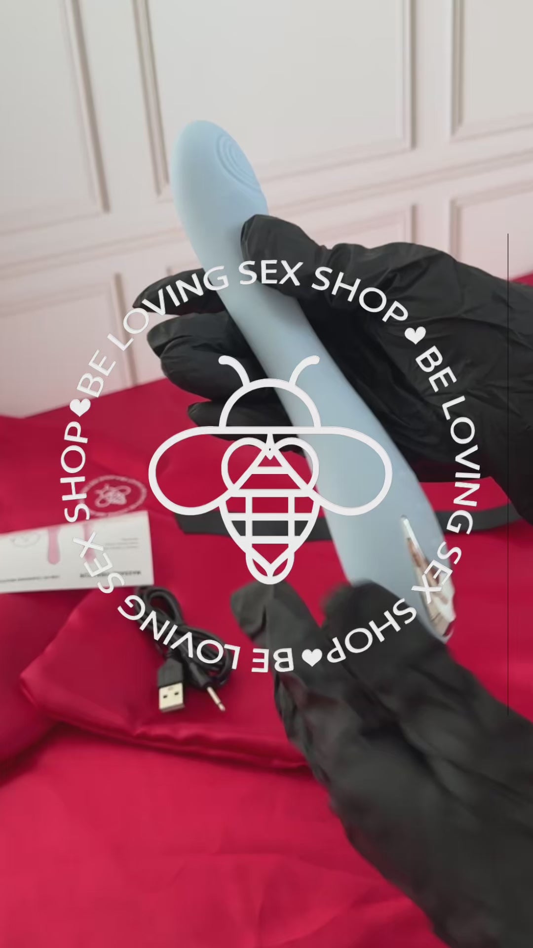 Vibrador Curvo Silicon Hipoalergénico