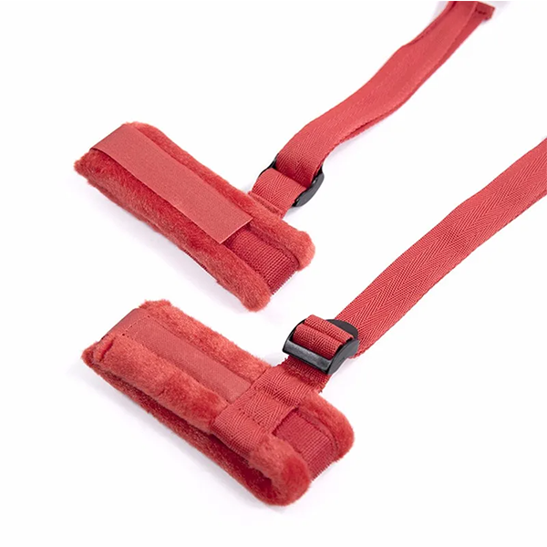 Set Bondage con un Cojín y Esposas de Amarre Pies o Manos