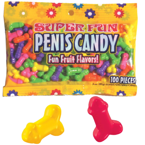 Penis Candy Paquete de 100 dulces en Forma de Pene
