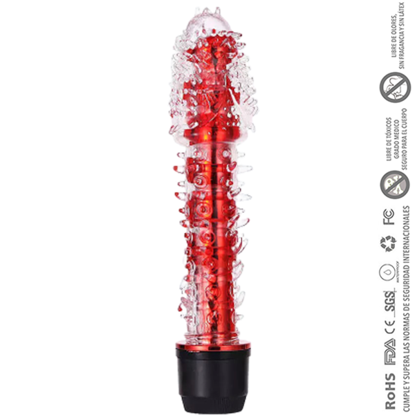 Vibrador Texturizado Jelly Gel